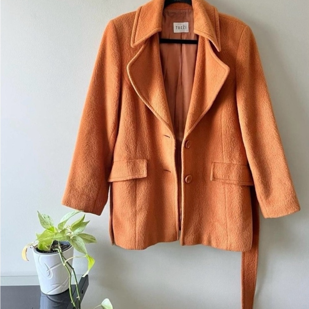 American Vintage Women's Orange Wool Coat